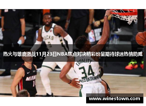 热火与雄鹿激战11月23日NBA焦点对决精彩纷呈期待球迷热情助威